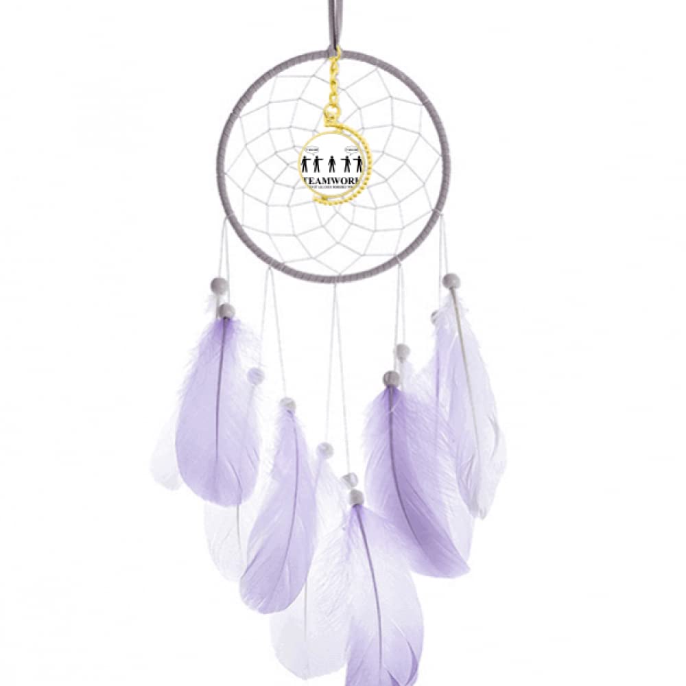 no/noIdentify Tacit Understanding Member Team Dream Catcher Wall Hanging Feather Decor