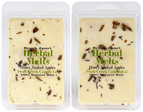 Swan Creek Natural Wax Drizzle Melts - Honey Soaked Apples - 2 Pack