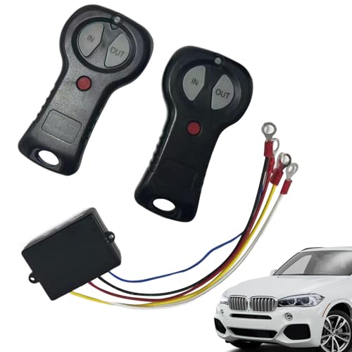 Control remoto de cabrestante inalámbrico con kit de relé y contactor para recuperación