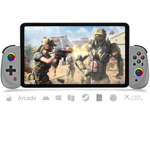 Wireless Gamepad Controller for iPad/iPad Mini/iPad Air/Samsung Galaxy Tab/Huawei MatePad/Yoga Tab/iPhone 17/16/Android Phone/PC/Switch/PS4 -Play Xbox Cloud...