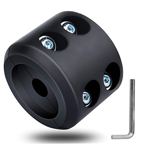 Winch Cable Stopper Black Rubber Line Stop Hook Saver with Allen Wrench for ATV UTV Winches