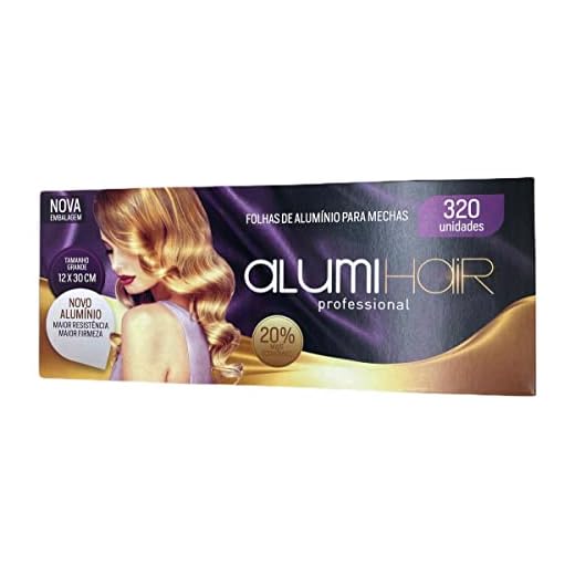 Folhas de Alumínio Alumi Hair 320 Un