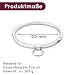 BDSM Halsband Edelstahl mit abnehmbarem O-Ring - Bondage Halsreif Unisex - Halsfessel, Sklavenhalsband, Choker für Damen & Männer - Fetisch Zubehör, Rollenspiel, Sklavenspielzeug - Größen wählbar