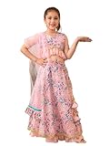chaniya choli images with price Tissu inférieur : coton Pspeaches Lehenga Choli pour filles, Rose, 13-14 ans