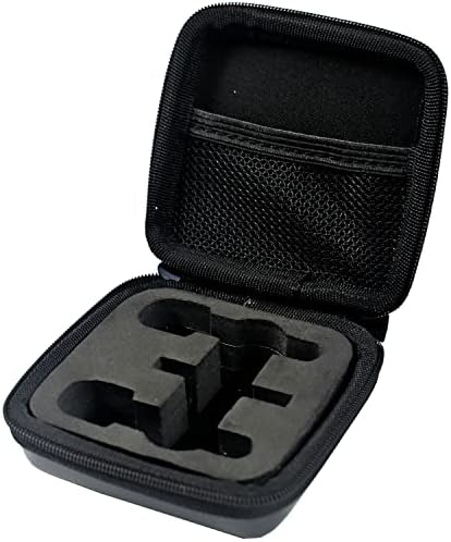 Hard Travel Carrying Mic Case Wireless Lavalier Microphone Case with 3 Slots for Wireless Lavalier Microphone Lapel clip-on Mic