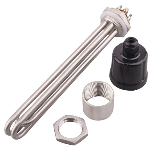 1�� �Z�Љ��M�G�������g 1.25�C���` �X���b�h 220V/380V 2kW-6kW SUS304 DN32 �d�C�Ǐ󋋓���(All Fittings,1.25 DN32-2KW)