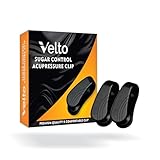 Velto Enterprises Sugar Control Acupressure Clip (1 Pair) – LI4 Pressure Point for Diabetes, Migraine & Headache Relief | Natural, Drug-Free Tension Relief