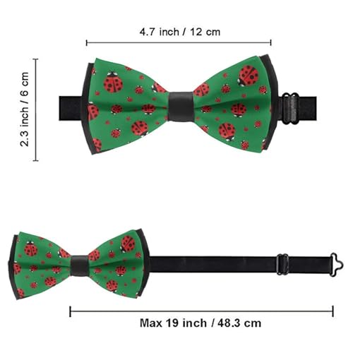 Supdreamc Boys Classic Bow Tie Pre-Tied Adjustable Neck Band for Formal Events Tuxedo4