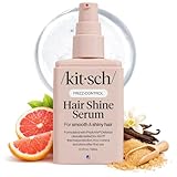 Kitsch Frizz Control Hair Serum - Lightweight Anti Frizz Serum for Curly Hair with Heat Protection | Adds Glossy Shine, Smooths Flyaways & Safe for Color Treated Hair - 2.3oz