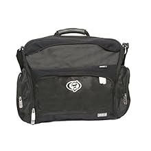 44cm x 35cm x 17cm propile lined and built around polycarbonate frame. 5 x outer zipped pockets with back panel for attaching to luggage trolley. Carrying handle and detachable shoulder strap. Adjustable and removable internal neck and base blocks Co...