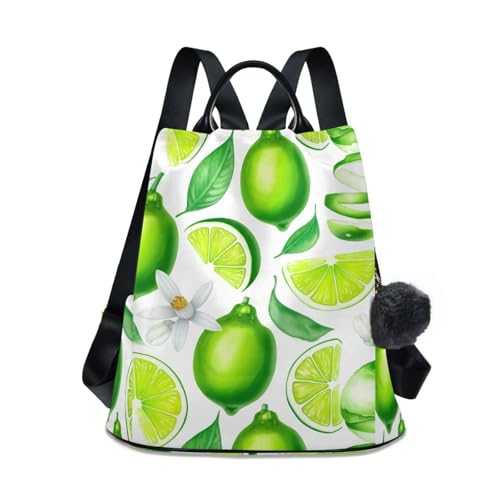 Sac à dos fleurs et citrons pour femme idéal pour le bureau et les sorties