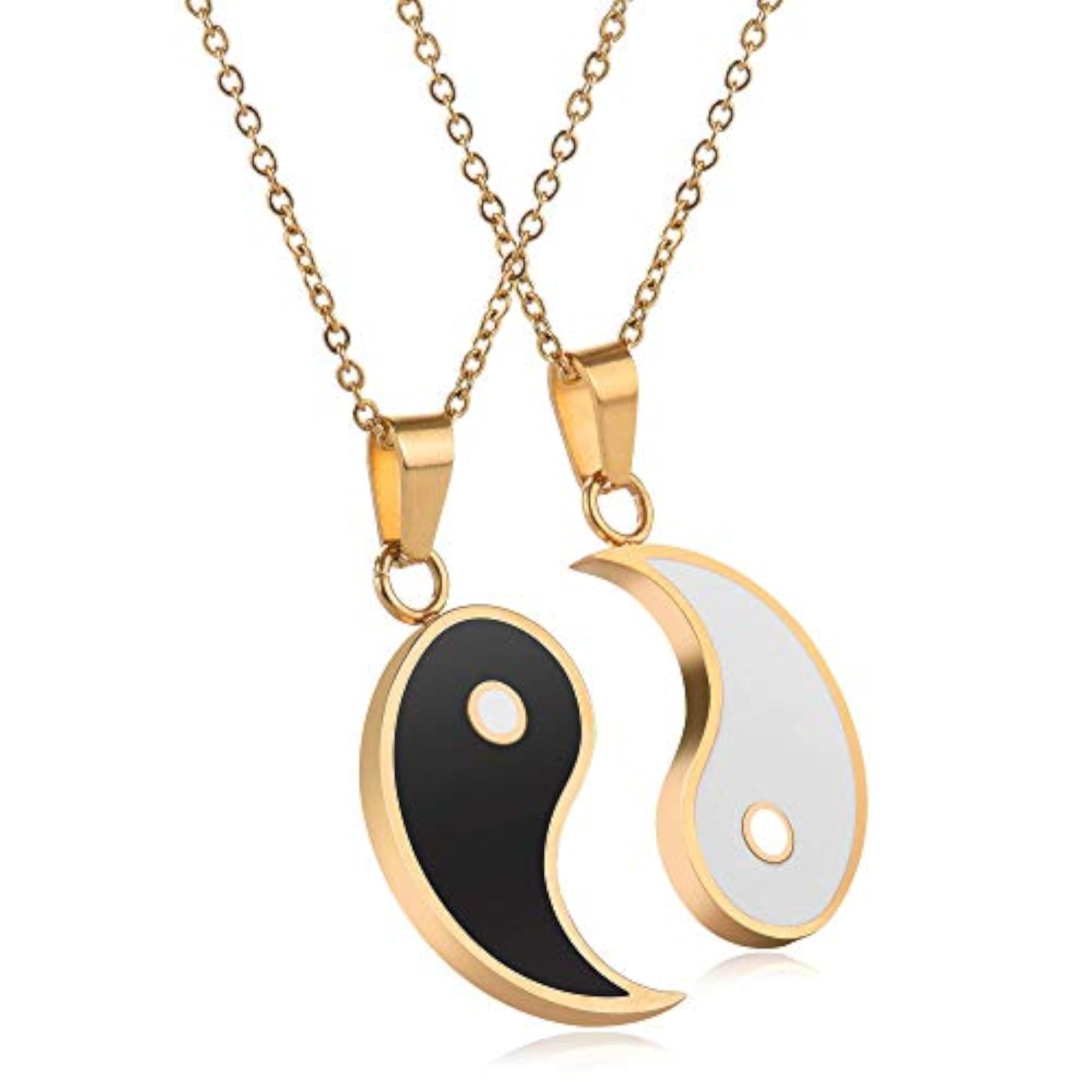 Best Friend Puzzle Pendant Necklace, 2 Piece Set