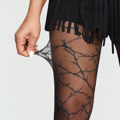 Fashion Tights for Women Patterned Tights, Cute Stockings Lace Leggings Patterned Fishnet Pantyhose Gothic Outfits4