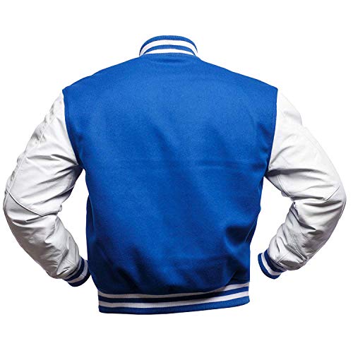 Image of Mens Letterman Black Varsity Jacket - Black School Teen College Bomber Jacket