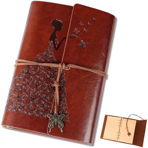 Caderno, Diario de Viagem, Caderno Couro, Caderno Tem 80 Folhas e...