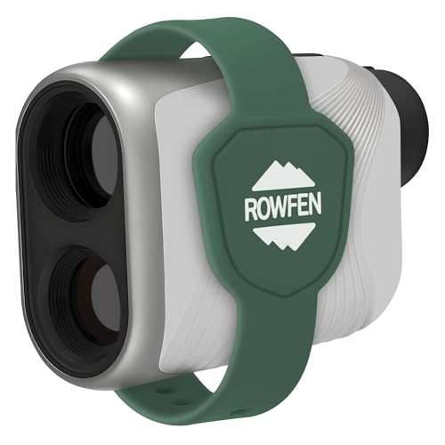 ROWFEN Rangefinder Magnetic Strap for Golf - Adjustable Range Finder Holder with Strong Magnet & Silicone, Universal Magnetic Strap for Golf Cart Rail/Bar/Frame, Easy Access & Clean (Green)