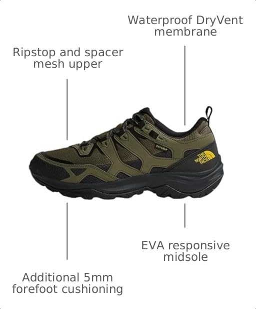 Image of THE NORTH FACE Men's Hedgehog 3 Waterproof Hiking Boot | Ripstop Leather Upper, Rubber Outsole