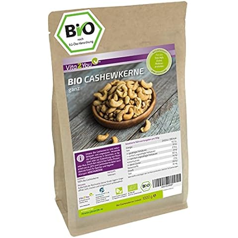 Cashewkerne Bio 1000g - naturbelassen Cover