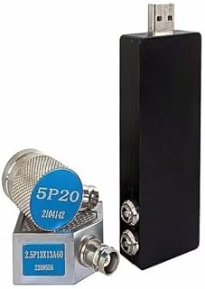 HFBTE Portable Ultrasonic Flaw Detector Ultrasonic Flaw Detector Machine with Detection Range 10mm to 2000mm Velocity 100 to 9999m/s Compatible Xp Win7 Win10 Unit mm/inch USB Connect