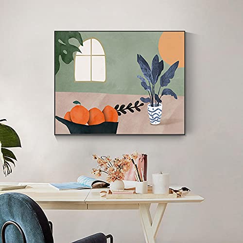 Art mural nordique moderne toile fruits decoration maison cuisine affiche salle a manger 70x100cm