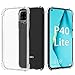 Etui Migeec do Huawei P40 Lite - Krystalicznie czyste hybrydowe pokrowce na poduszki powietrzne żelowa technologia zderzak pełna ochrona etui na telefon Huawei P40 Lite