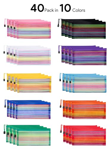 JARLINK 40 Pack Mesh Pouches