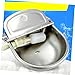 WOONEKY Cow Water Bowl Automatic Water Dispenser for Livestock Farm Waterer Stainless Steel for Cattle Sheep Horses
