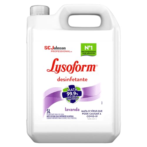 Lysoform Lavanda, Desinfetante Líquido, Limpeza Pesada e Eficient...