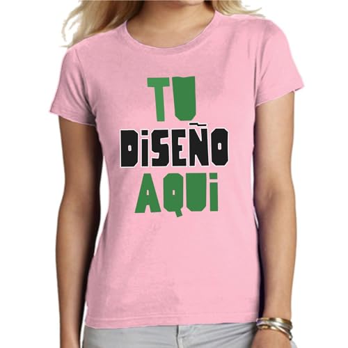 Kameprint Camiseta de Mujer Personalizacion Algodón Premium 001 S