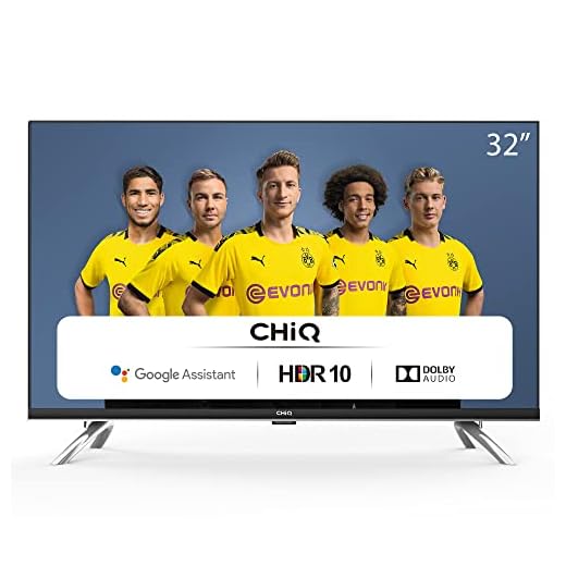 CHiQ Televisor Smart TV LED 32", Android 9.0, HD, WiFi, Bluetooth, Google Play Store, Google Assistant, Netflix, Prime Video, HDMI, USB - L32H7A
