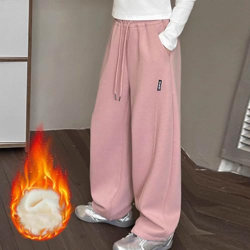 Wide Leg Sweatpants Girls Dance Pants Teen Cotton Athletic Joggers Trendy Winter Warm Kids Fashion Clothes2