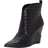 Jessica Simpson Women's Hilrie Fashion Boot, Black Croc, 11 M US