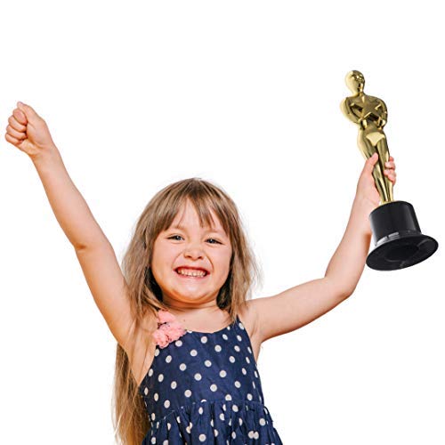Prextex 10-Inch Gold Award Trophy For Trophy Awards And Party Celebrations, Award Ceremony, And Appreciation Gift, #TOP3