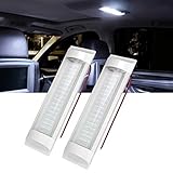 SUPAREE LEDルームランプ 72連LED室内灯 車内照明 ホワイト DC12V-36V 小型車 キャンピングカー 軽キャンパー トラック 作業車用 LEDライト 2本入り 一年保証