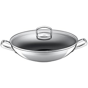 Silit Hongkong 82603311 Wok with Glass Lid 36 cm