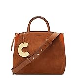 traduction coccinelle en allemand  Coccinelle Concrete Suede Bicolor Handtasche braun/orange