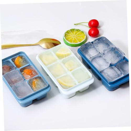 Cubeteras de hielo DECHOUS 3 piezas con tapa miniatura 2