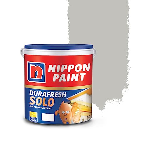 Image of Nippon Paint Durafresh Solo Exterior Emulsion Paint (Gray Ashes, 4 L)