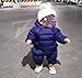 Ohrwurm Newborn baby boy snowsuit long sleeve jumpsuit 0 3 6 months winter coat clothes Navy 0-6 Months