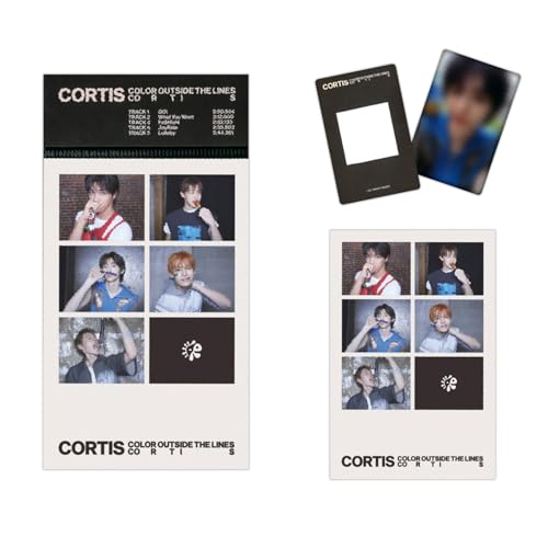 CORTIS - The 1st EP [COLOR OUTSIDE THE LINES] (Weverse Albums Ver. / B) Photo Rrint + Photocard + QR Card