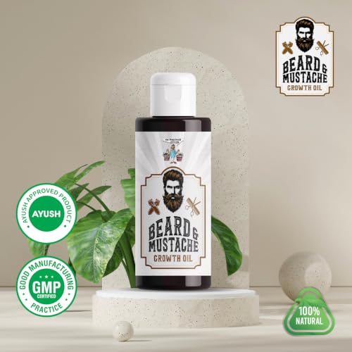 Image of Vanga Annachi Beard Growth Oil for Men 30ml | Mustache Growth Oil | Natural Herbal Beard Oil | Helps Reduce Patchy Beard | Soft, Thick & Healthy Facial Hair