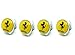 Harvard kid DIY Car Parts License Plate Frame Screw Bolt Caps Covers for Ferrari