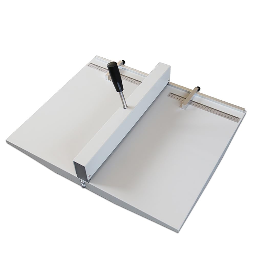 Macchina per cordonatura della carta Piegatura della carta per impieghi gravosi Macchina per carte da libro da tavolo manuale Creaser per copertine lucide Macchina per goffratura manuale Macchina