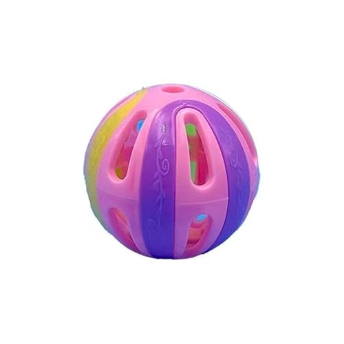 カラフルペットボール, 猫用おもちゃ, 鈴入り, 七色デザイン