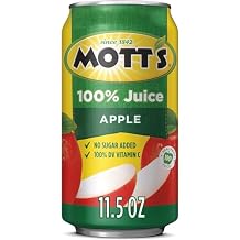 Motts 100% Original Apple Juice, 11.5 fl oz can Pack of 24