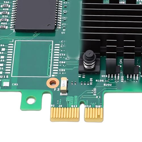 Yunseity 1G Gigabit Network Card PCIe 2.0 X1 Adaptador Ethernet con Doble Puertos RJ45 para Servidor y Escritorio Compatible con Controlador T2 miniatura 6