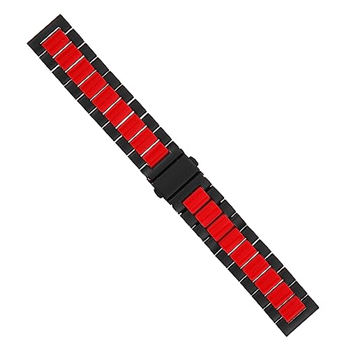 Bracelet Oméga noir et bande de montre en acier pour femme