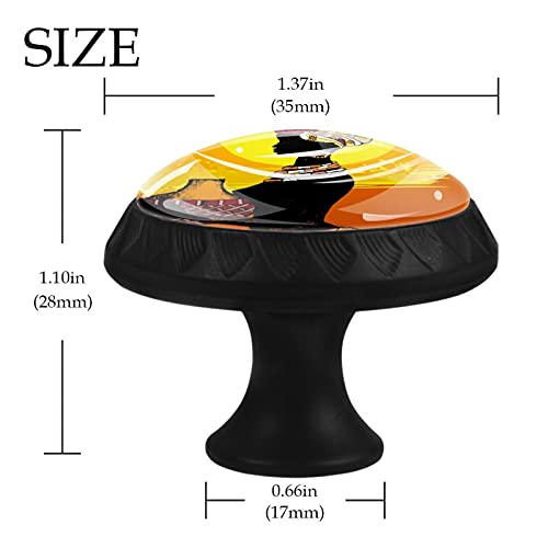 Boutons de tiroir ronds pour meuble chambre commode crèche 12x - 5
