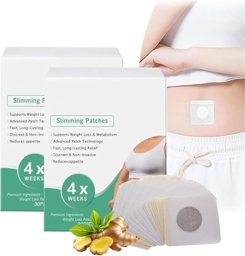 Parches de pérdida de peso, Trimpatch para pérdida de peso, parches adelgazantes para la forma del cuerpo, parche delgado, parche de pérdida de peso, anticelulitis, reducción de grasa natural (2)