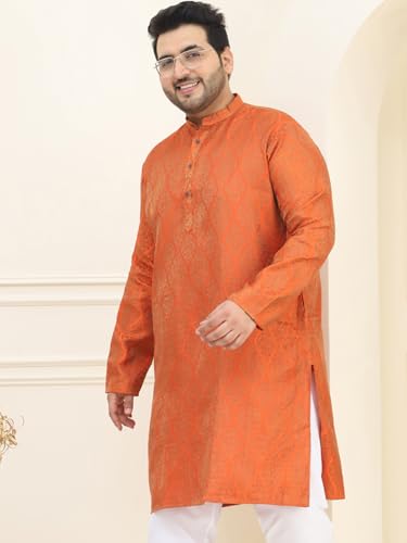 Image of SOJANYA Men's Cotton Regular Fit Casual Plus (Since 1958) ONLY Kurta